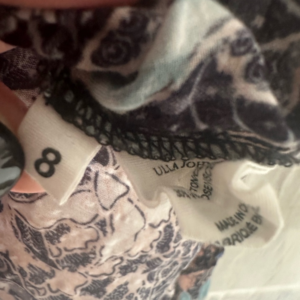 Ulla Johnson Classic Patterned Women's Top - Picture 6 of 6